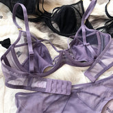 2 Pieces Plus Size Women Lingerie Set