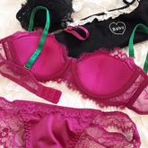 2 Pieces Sexy Lace Embroidery Underwear