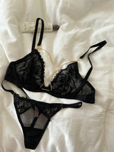Black chain thin cup Underwear