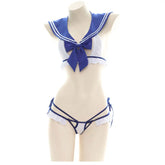 Cosplay Student Uniform Erotic Bra And Panty Set