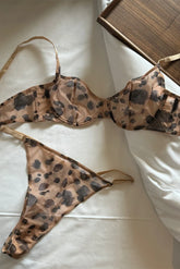 Delicate leopard lace girls Underwear