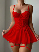 Erotic Sexy Lace Bras Sets Babydoll Underwear
