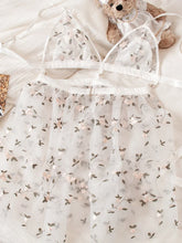 Floral Lace Patchwork Pajama Sling Nightgown Flower Fairy Sexy Embroidered Lingerie Sling Nightgown Panty Set
