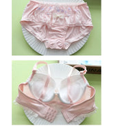 Flower fairy thin bra cute girl heart Underwear