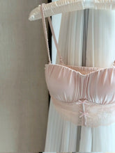 French Sexy Lace & Satin Bandeau Bra