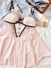 Heart-Print Satin Sexy Nightgown