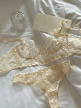Lace champagne color cup Underwear