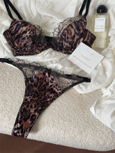 Leopard-print lingerie Set