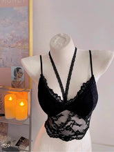 Pure Y2K Allure Sexy Lace Halter Camisole
