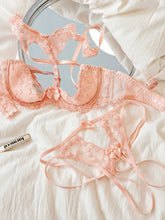 Romantic Myth Lingerie With Briefs Suit Women Sweet Sexy Crochet Lace Heart Underwear