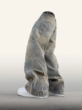 American Patch Baggy Casual Jeans