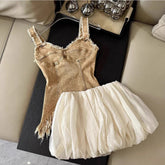 Bubble Mini Skirt Balloon Skirt Vintage Hottie High Waist Puffy Short Skirt