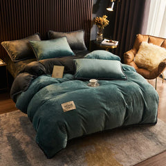 Plush Couple Bed Duvet Cover Bedspreads