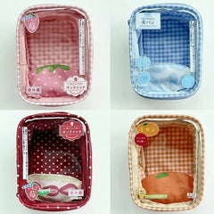 10cm Ita Bag Mandarin orange Milk Strawberry Doll Storage Display Portable Game Anime DIY Bag Storage