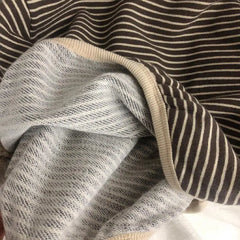 Boys Sweaters Tees Long Sleeve Korean Loose Striped Tops Children's T-shirts All-match Bottoming Girl Shirts