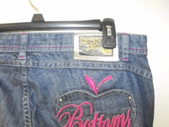 American Apple Jeans Y2K Clothes Harajuku Gothic Hip Hop Letter Pocket Embroidery Baggy Jeans High Waist Slim Fit Trousers