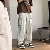 Pantalon Cargo Vintage à Poches Multiples pour Homme, Vêtement d'Été, Baggy, Grande Taille, Y2k