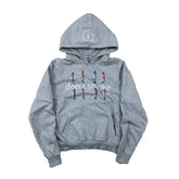 Y2K Gray Sports Hoodie Retro Smoke Print Sweater Vintage Classic Hip Hop Streetwear Clothing Loose Jacket