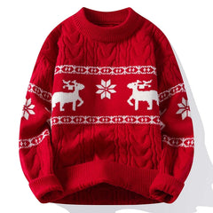 sweater High End Luxury Cashmere Sweater Thick Warms Sweaters With Deer Korean Harajuku Christmas Jumper