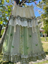Japanese Style Casual Vacation Skirt Resort Vintage Lace Stitching Loose Skirts Print Check Chic Design Outfits New