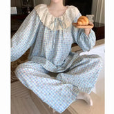 Sweet Print Pajamas Set Long Sleeve Top