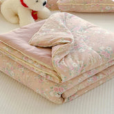 Sweet Printed Air-Condition Blanket Soft Skin-Friendly quilted quilt Breathable Cooling Comforter Queen King Beds