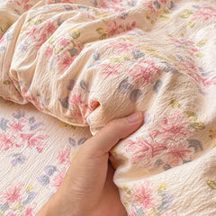 Floral Style Duvet Cover Breathable Quilts Cover Single/Double/Queen Size Comforter Cover Home Bedding (Pillowcase Need Order)