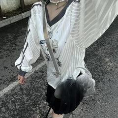 Korean Y2k Butterfly Print T-shirts