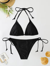 2Pc/Set Swimsuit Bikinis Set Triangle Swimwear String Beachwear Thong One Piece Suits Brazilian Biquini