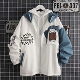 Korean Blackpink Long Sleeve Harajuku Zip Up Hooded Sweatshirts Top Kawaii Clothing Streetwear