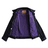Jacket Selvedge Denim Jacket Vintage Purple