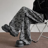 pants Pattern Baggy Casual Sweatpants Hip Hop gothic wide leg trousers streetwear trend