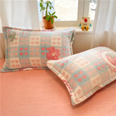 2pcs Fluffy Plush Pillowcase