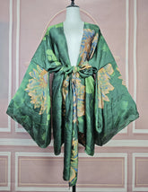 Elegant Floral Lady Beach Bikini Mini Kimonos Plus Size African Swimwear Loose Cardigans Clothes