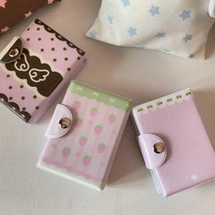Travel Photo Album Small Card Storage Book Photocard Holder Card Holder 3 Inch INS Korean Style Mini Cute Photo Storage Album