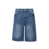jeans Classic Washed Denim Shorts Style Casual Jeans
