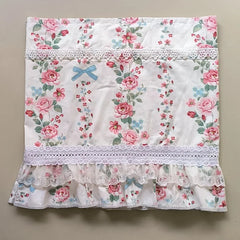 Korean Sweet Flowers Short Curtains