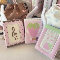 Travel Photo Album Small Card Storage Book Photocard Holder Card Holder 3 Inch INS Korean Style Mini Cute Photo Storage Album
