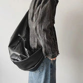 Stylish Dumpling Shaped PU Crossbody Bag