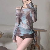 Bikini Swimsuit Three-Piece Set Steel Support Vacation Holiday Pure Desire Style Slimming Effect