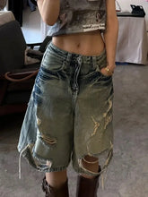 5 Points Jeans Streetwear Hottie Washed Short Jeans