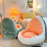 Shark Shaped Lazy Cushion on The Ground,Tatami Futon Bedroom Balcony Bay Window Floor Soft Cushion,Children's Reading Area Chair