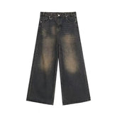 Baggy Jeans Unisex Vintage American Style Straight Wide Leg Denim Pants Brand Sale Casual Trousers