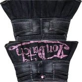 Korean Kopo Style Retro Letters Spice Girls A Word Denim Skirt Y2K Harajuku Hip-Hop Dance Street Wear
