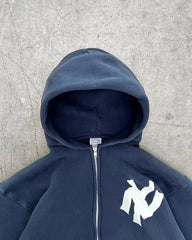 Y2K Harajuku Letter Pattern Printed Hooded Sweatshirt Hip Hood Casual Loose