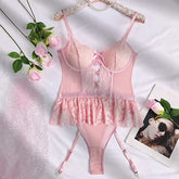 Sexy Lingerie Lace Bra And Panty Set