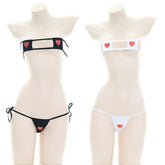 Women Girls Sexy Lingerie Japanese Lolita Kawaii Mini Bikini Set