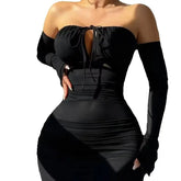 Women Slim Fit Mini Dress