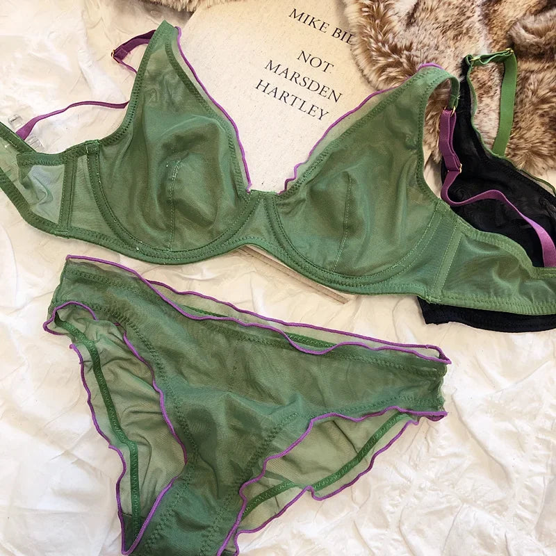 2 Pieces French Ultra Thin Underwear