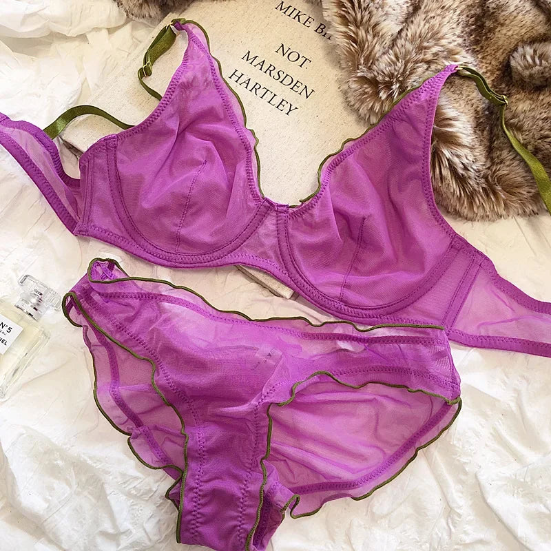 2 Pieces French Ultra Thin Underwear